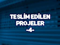 YAPILAN PROJELER